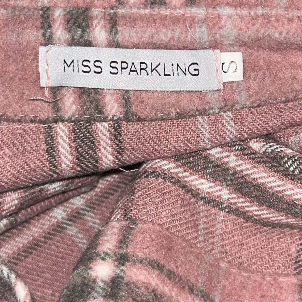 Chic Pink Plaid Utility Jacket - Picture 12 of 12
